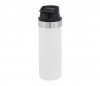 Kubek termiczny Stanley 470 ml TRIGGER ACTION TRAVEL MUG biały